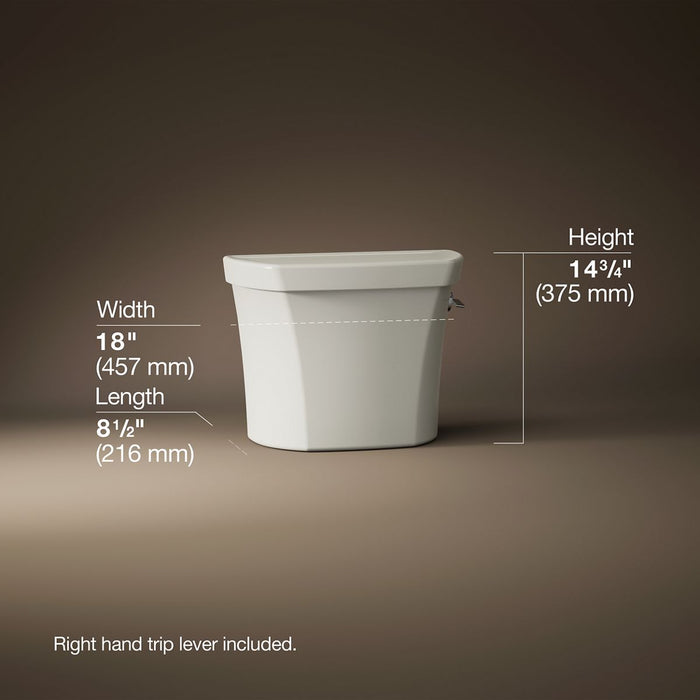KOHLER K-4458-RA Wellworth Toilet tank, dual-flush