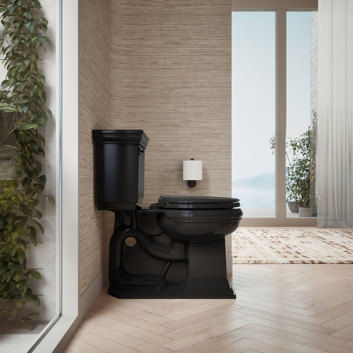 KOHLER K-4639-RL Cachet ReadyLatch Quiet-Close round-front toilet seat