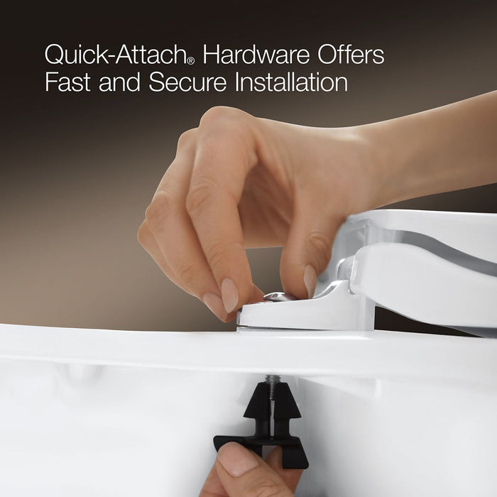 KOHLER K-4662 Lustra Quick-Release round-front toilet seat