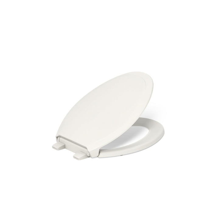 KOHLER K-4734-RL Rutledge ReadyLatch Quiet-Close elongated toilet seat