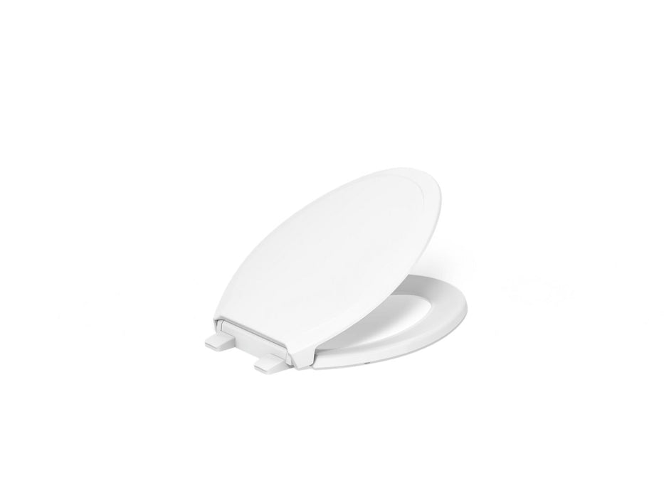 KOHLER K-4734-RL Rutledge ReadyLatch Quiet-Close elongated toilet seat