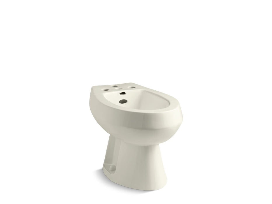 KOHLER K-4854 San Tropez Vertical spray bidet with 4 faucet holes, biscuit