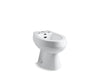 KOHLER K-4854 San Tropez Vertical spray bidet with 4 faucet holes, white