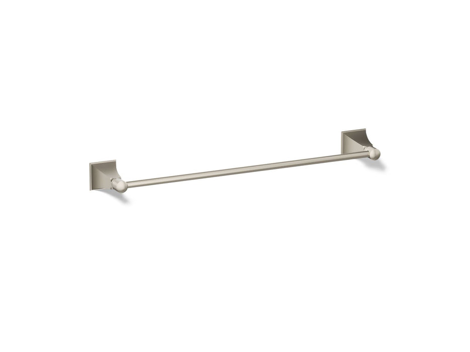 KOHLER K-485 Memoirs 18" towel bar, vibrant brushed nickel