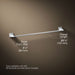 KOHLER K-486 Memoirs 24" towel bar, polished chrome - view 4