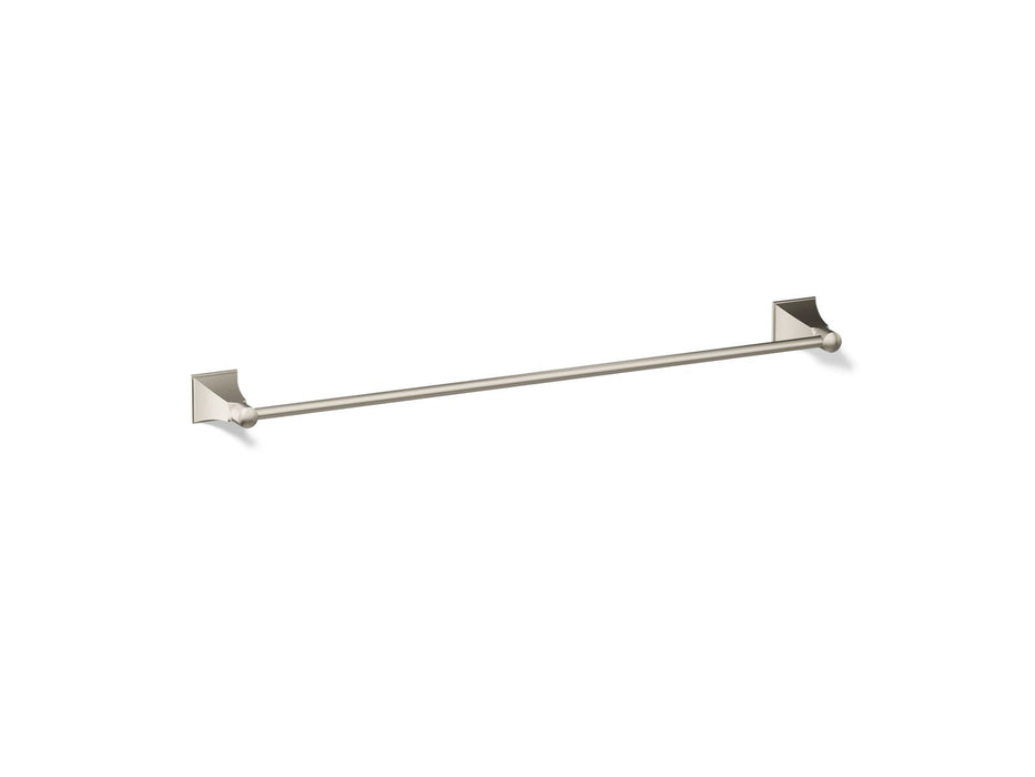 KOHLER K-486 Memoirs 24" towel bar, vibrant brushed nickel
