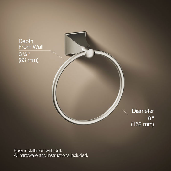 KOHLER K-487 Memoirs Towel ring