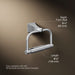 KOHLER K-490 Memoirs Toilet paper holder, polished chrome - view 4