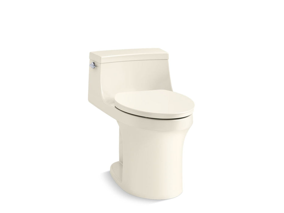 KOHLER K-5172 San Souci One-piece compact elongated toilet with concealed trapway, 1.28 gpf