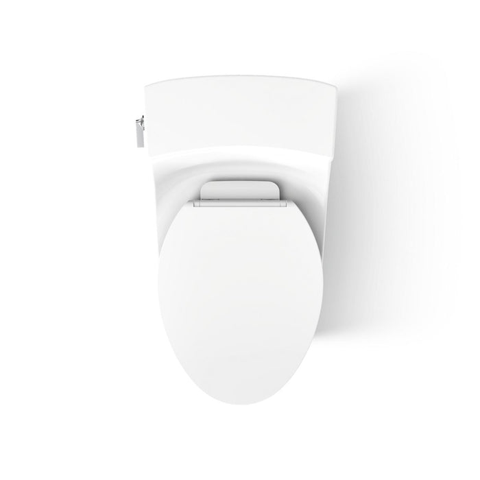 KOHLER K-5172 San Souci One-piece compact elongated toilet with concealed trapway, 1.28 gpf