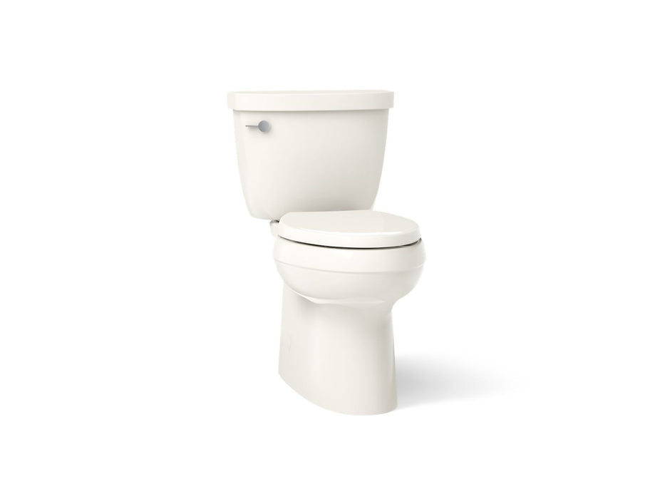 KOHLER K-5310 Cimarron Two-piece elongated toilet with skirted trapway, 1.28 gpf, biscuit