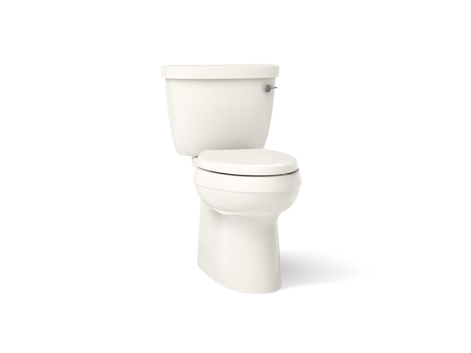 KOHLER K-5310-RA Cimarron Two-piece elongated toilet with skirted trapway, 1.28 gpf
