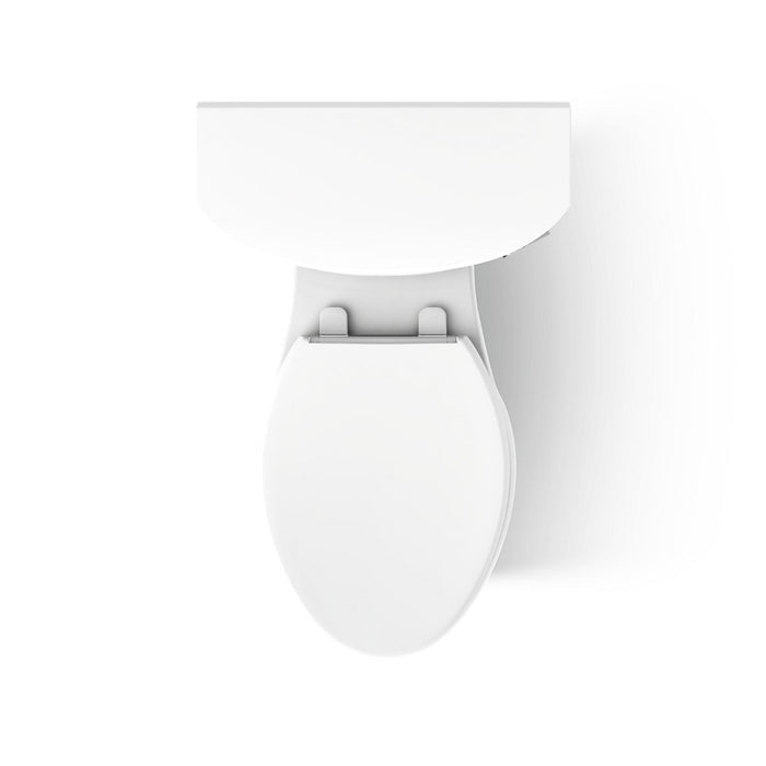 KOHLER K-5310-RA Cimarron Two-piece elongated toilet with skirted trapway, 1.28 gpf