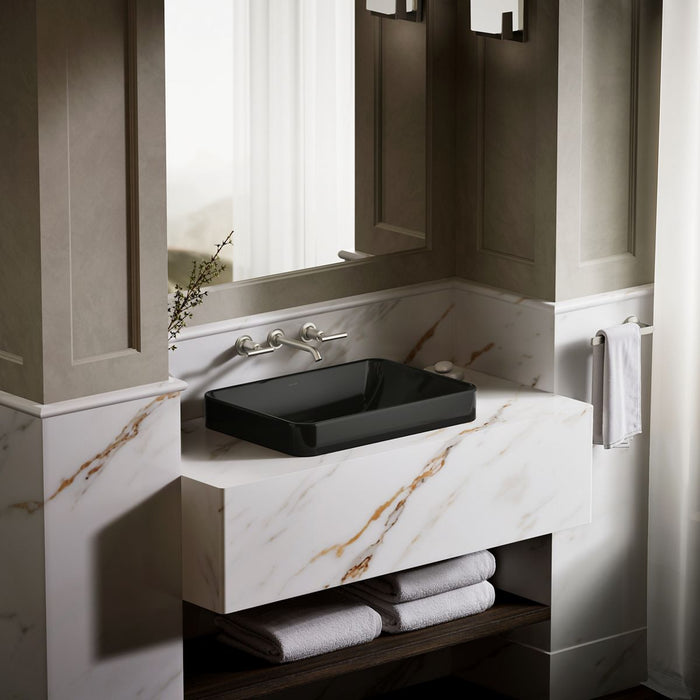 KOHLER K-5373-0 K-5373 Vox 22-3/4" Rectangular Vessel Bathroom Sink