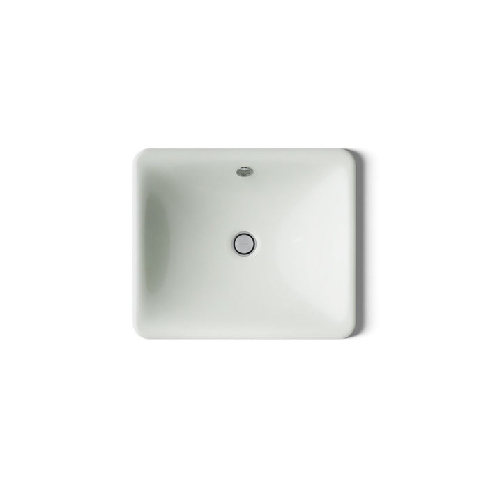 KOHLER K-5400 Iron Plains 18-1/2" rectangular drop-in/undermount bathroom sink