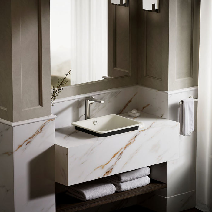 KOHLER K-5400-P5 Iron Plains 18-1/2" rectangular vessel bathroom sink