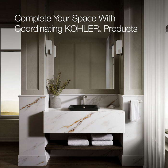 KOHLER K-5400-P5 Iron Plains 18-1/2" rectangular vessel bathroom sink