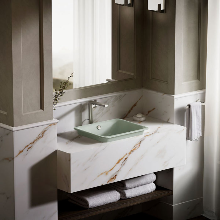 KOHLER K-5400-PAG Iron Plains 18-1/2" rectangular vessel bathroom sink