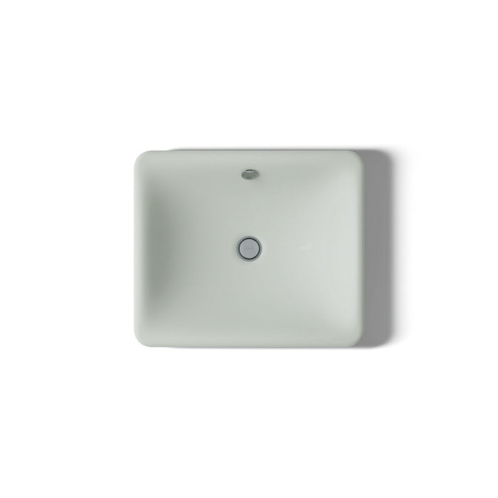 KOHLER K-5400-W Iron Plains 18-1/2" rectangular vessel bathroom sink
