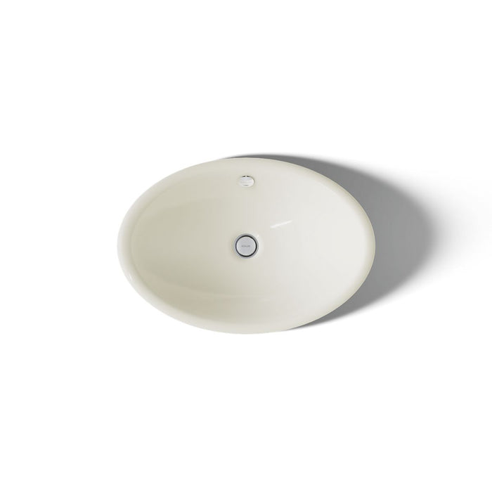KOHLER K-5403-P5 Iron Plains 20-3/4" oval vessel bathroom sink