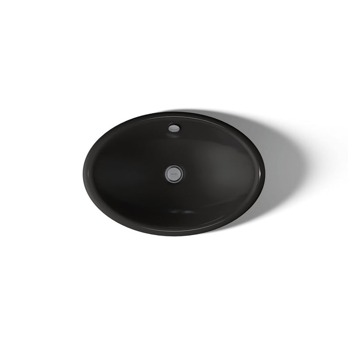 KOHLER K-5403-P5 Iron Plains 20-3/4" oval vessel bathroom sink