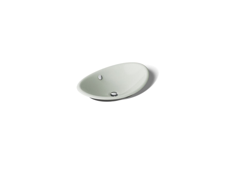 KOHLER K-5403-P5 Iron Plains 20-3/4" oval vessel bathroom sink