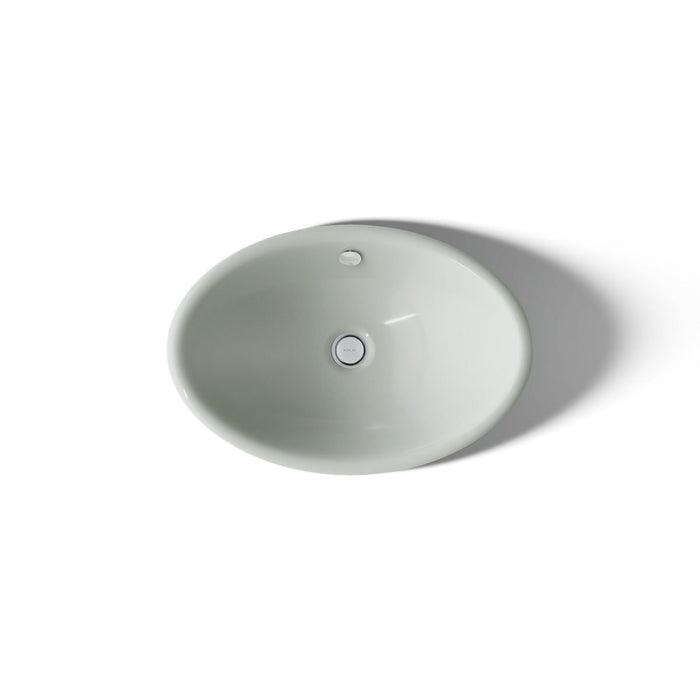 KOHLER K-5403-P5 Iron Plains 20-3/4" oval vessel bathroom sink
