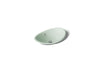 KOHLER K-5403-PAG Iron Plains 20-3/4" oval vessel bathroom sink, aspen exterior with aspen interior