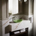 KOHLER K-5403-PFG Iron Plains 20-3/4" oval vessel bathroom sink, fresh green exterior with fresh green interior - view 4