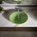 KOHLER K-5403-PFG Iron Plains 20-3/4" oval vessel bathroom sink, fresh green exterior with fresh green interior - view 5