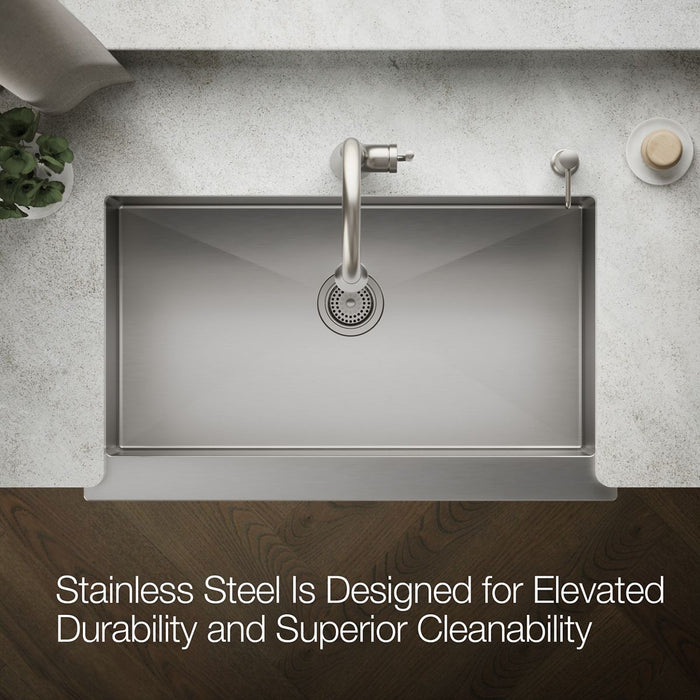 KOHLER K-5415 Strive 35-1/2" undermount single-bowl farmhouse kitchen sink