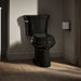 KOHLER K-5481 Highline Two-piece round-front toilet, 1.28 gpf - Black Black