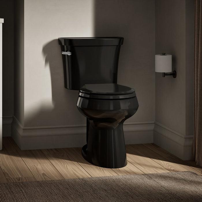 KOHLER K-5481 Highline Two-piece round-front toilet, 1.28 gpf