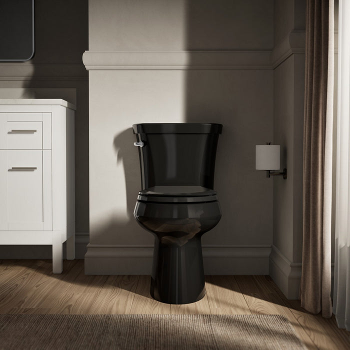 KOHLER K-5481 Highline Two-piece round-front toilet, 1.28 gpf