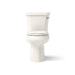 KOHLER K-5481-RA Highline Two-piece round-front toilet, 1.28 gpf - Biscuit