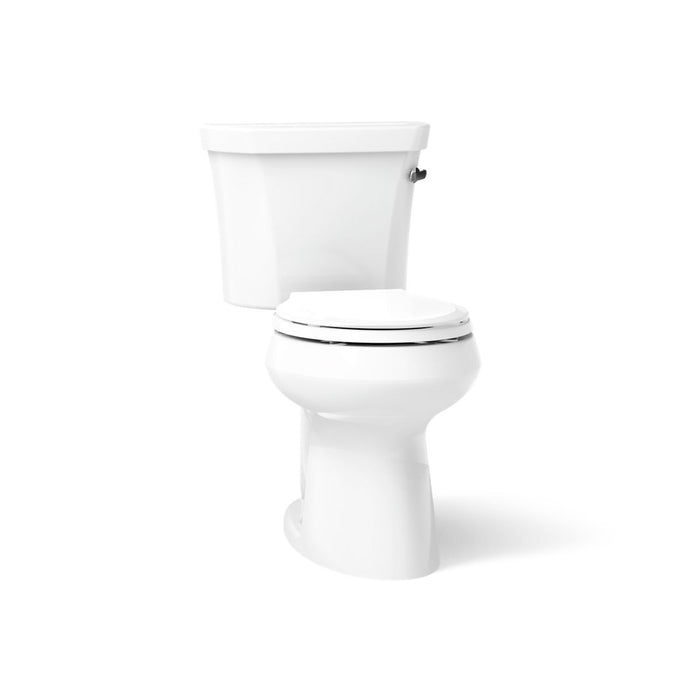 KOHLER K-5481-RA Highline Two-piece round-front toilet, 1.28 gpf - White