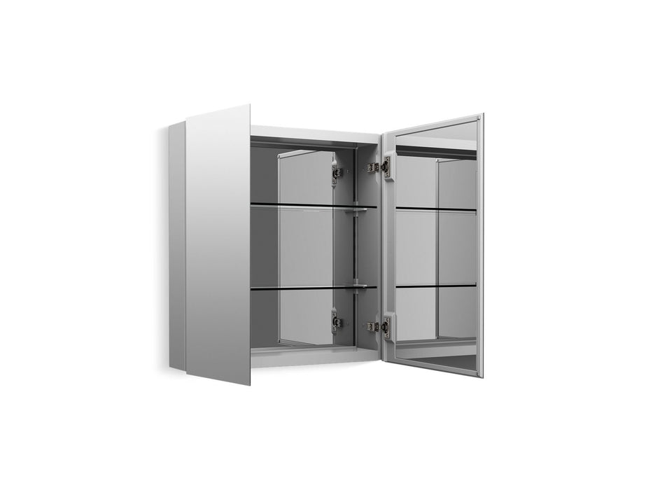 KOHLER K-56003 Embark Premium XL 25" x 26" rectangular two-door medicine cabinet