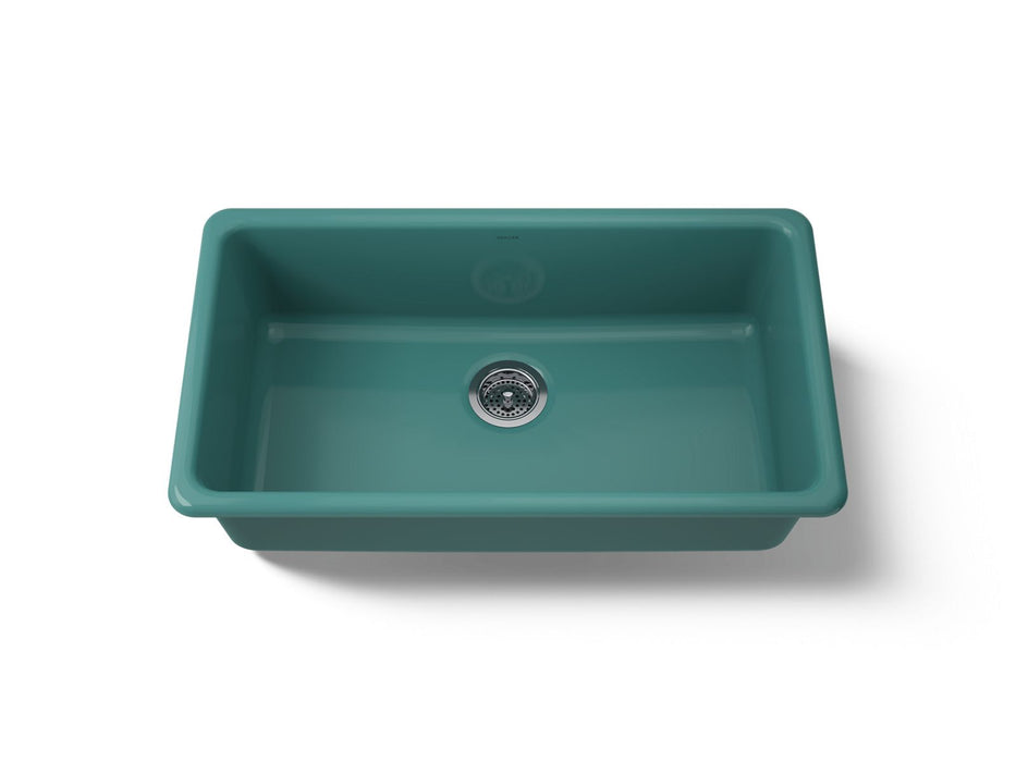 KOHLER K-5707 Iron/Tones 33" top-/undermount single-bowl kitchen sink