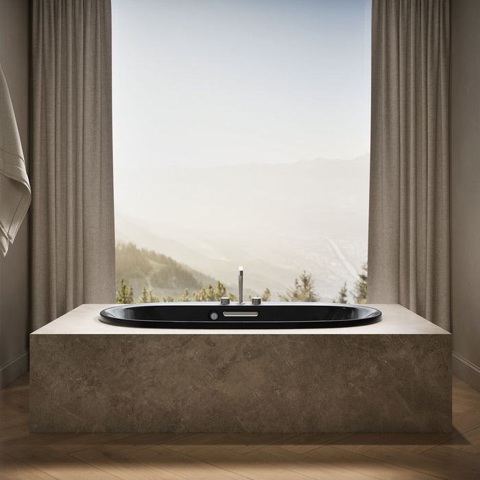 KOHLER K-5715-W1 Underscore 65-1/2" x 35-3/4" drop-in bath with Bask heated surface