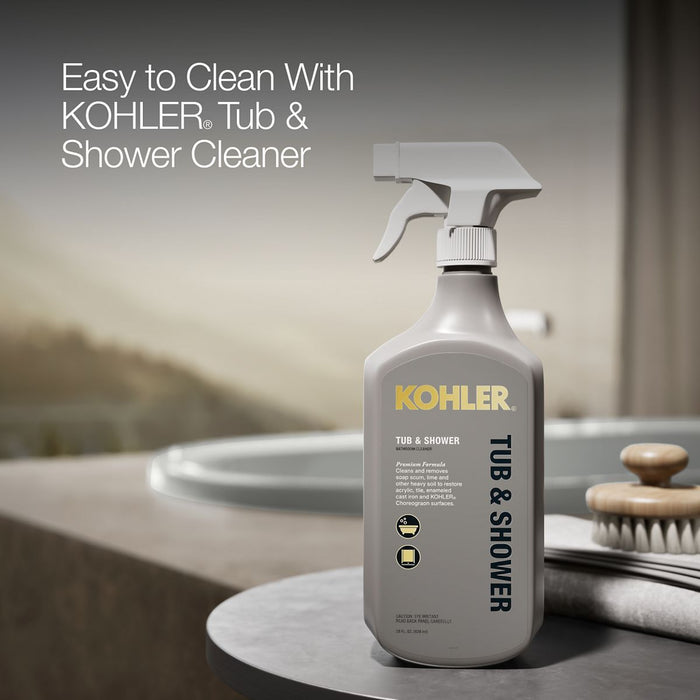 KOHLER K-5715-W1 Underscore 65-1/2" x 35-3/4" drop-in bath with Bask heated surface