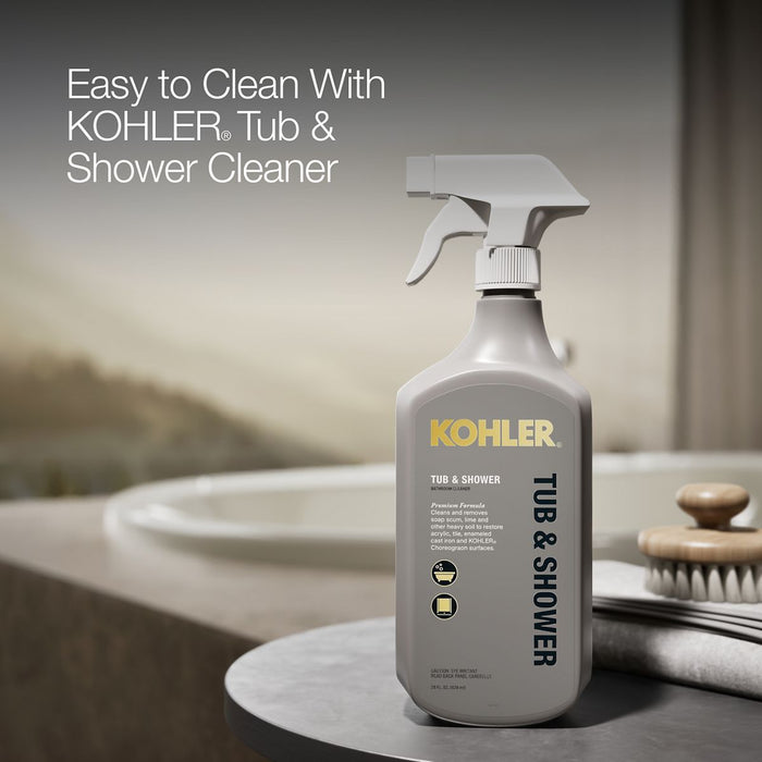 KOHLER K-5717-W1 Underscore 71-1/2" x 41-1/2" drop-in bath with Bask heated surface