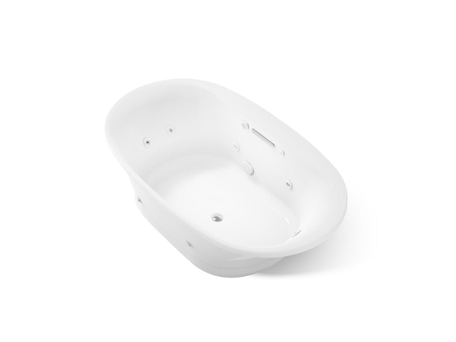 KOHLER K-5718-XHGH Underscore 71-1/2" x 41-1/2" drop-in Heated BubbleMassage air bath with whirlpool