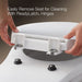 KOHLER K-57778-GCF Cymbal ReadyLatch Quiet-Close round-front toilet seat, white - view 2