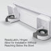 KOHLER K-57778-GCF Cymbal ReadyLatch Quiet-Close round-front toilet seat, white - view 3