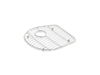 KOHLER K-6070 Stainless steel sink rack, 16-3/8" x 16-5/16" for left-hand bowl of K-6498 Iron/Tones Smart Divide kitchen sink
