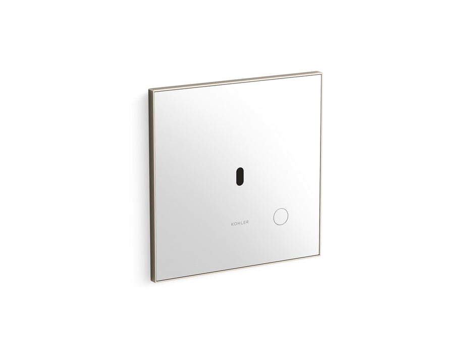 KOHLER K-61TB10S50-0WH Mach Flex Glass faceplate for concealed touchless toilet flushometer, dual-flush (1.1 / 1.28 gpf)