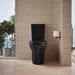 KOHLER K-6355 Persuade Two-piece elongated toilet with skirted trapway, dual-flush, black black - view 5