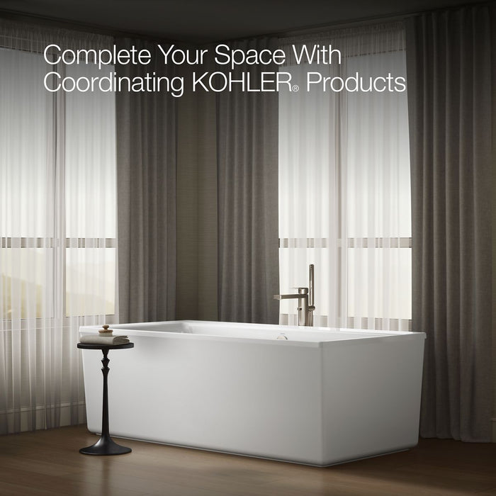 KOHLER K-6366 Stargaze 72" x 36" freestanding bath with straight shroud