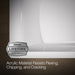 KOHLER K-6367-0 K-6367 Stargaze 72" x 36" Freestanding Bath with Fluted Shroud, white - view 3