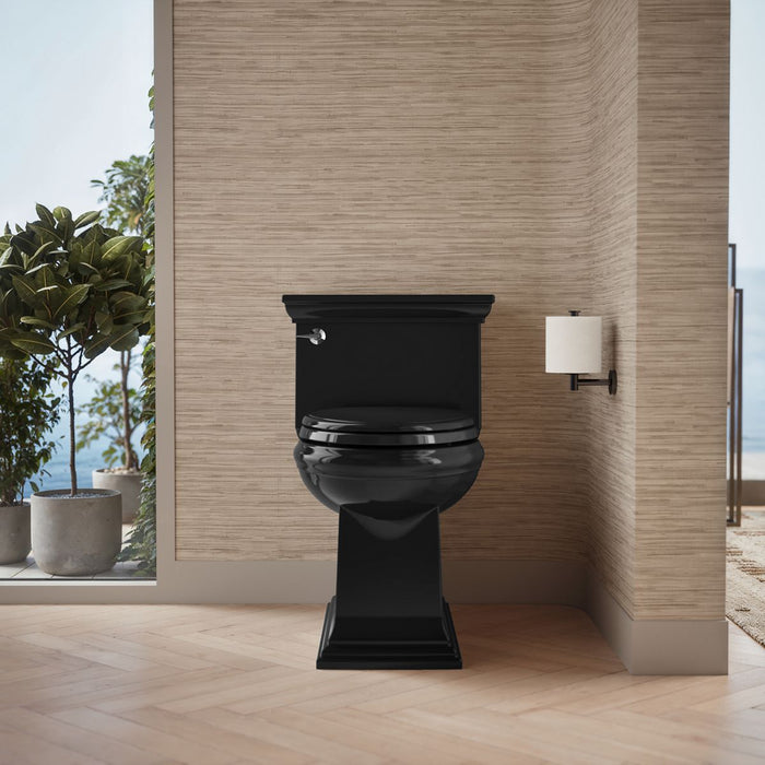 KOHLER K-6428 Memoirs Stately One-piece compact elongated toilet with skirted trapway, 1.28 gpf